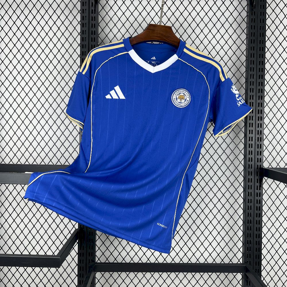 Leicester maillot foot domicile 2025 2026