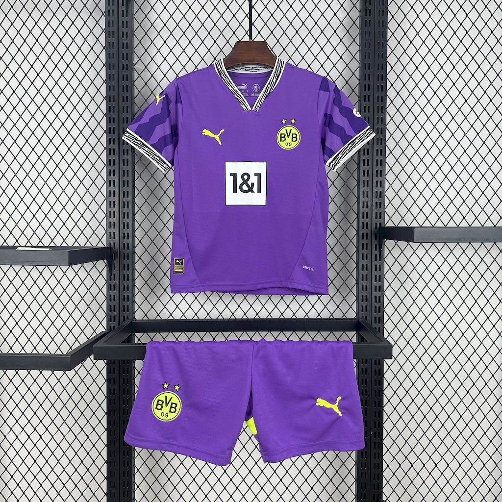 Borussia Dortmund Kit Enfant Maillot Foot 2025 2026