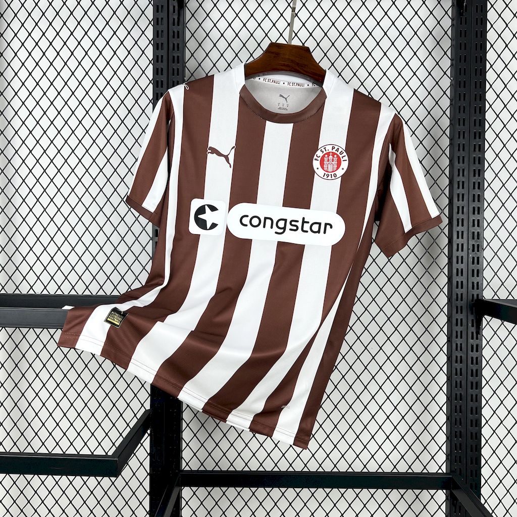 FC St. Pauli maillot foot domicile 2025 2026