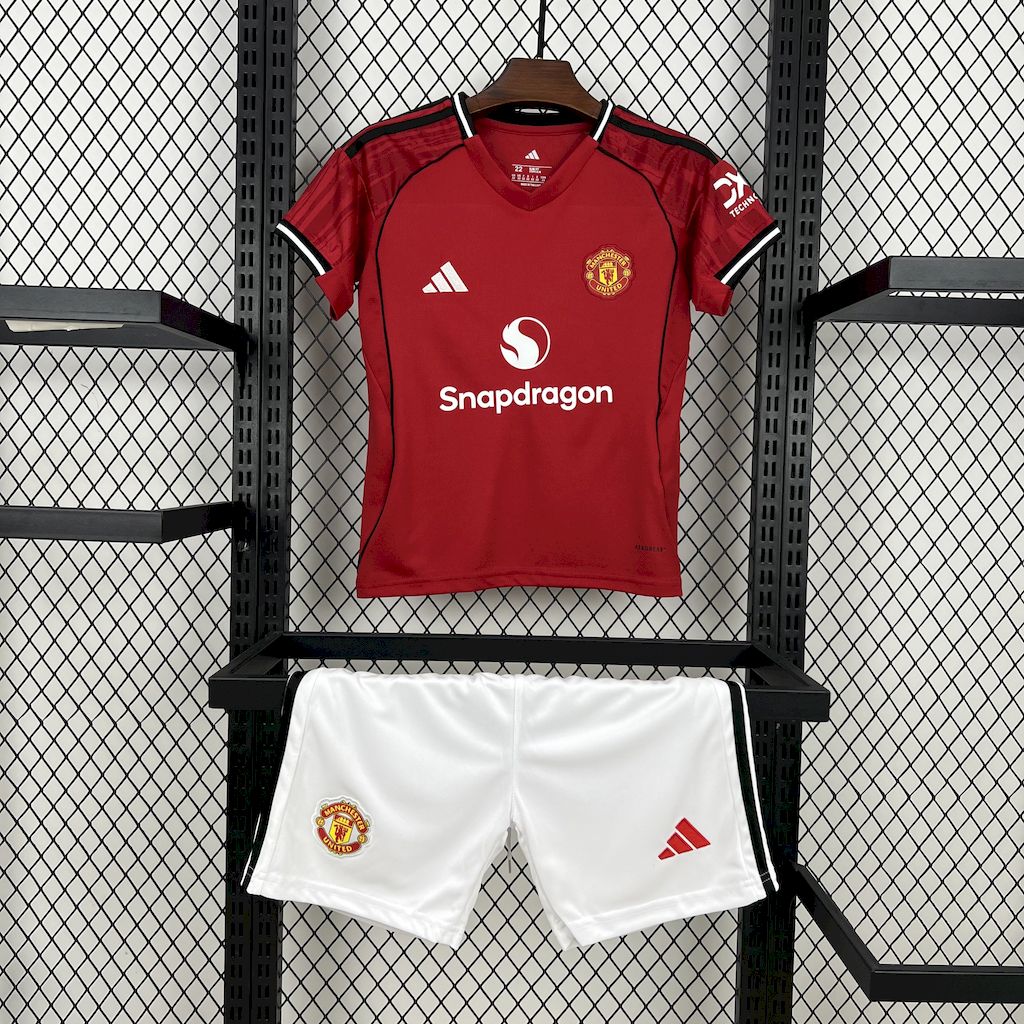 Manchester United Kit Enfant Maillot Foot 2025 2026