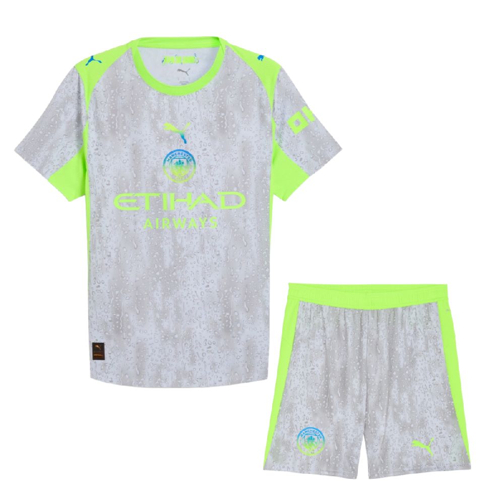 Kids' Manchester City Kit 2025 2026