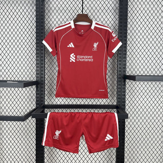Liverpool Kit Enfant Maillot Foot 2025 2026