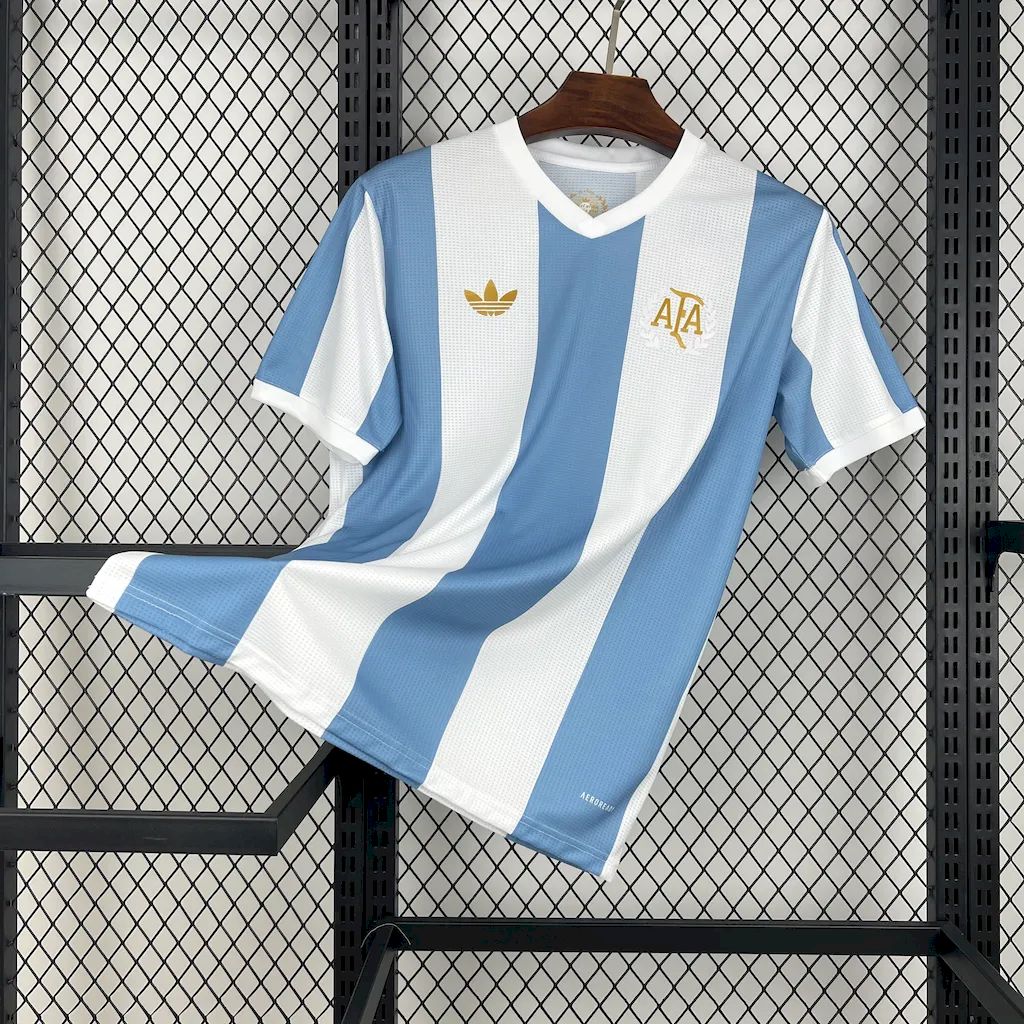 Argentine maillot foot 50ème anniversaire 2024 2025