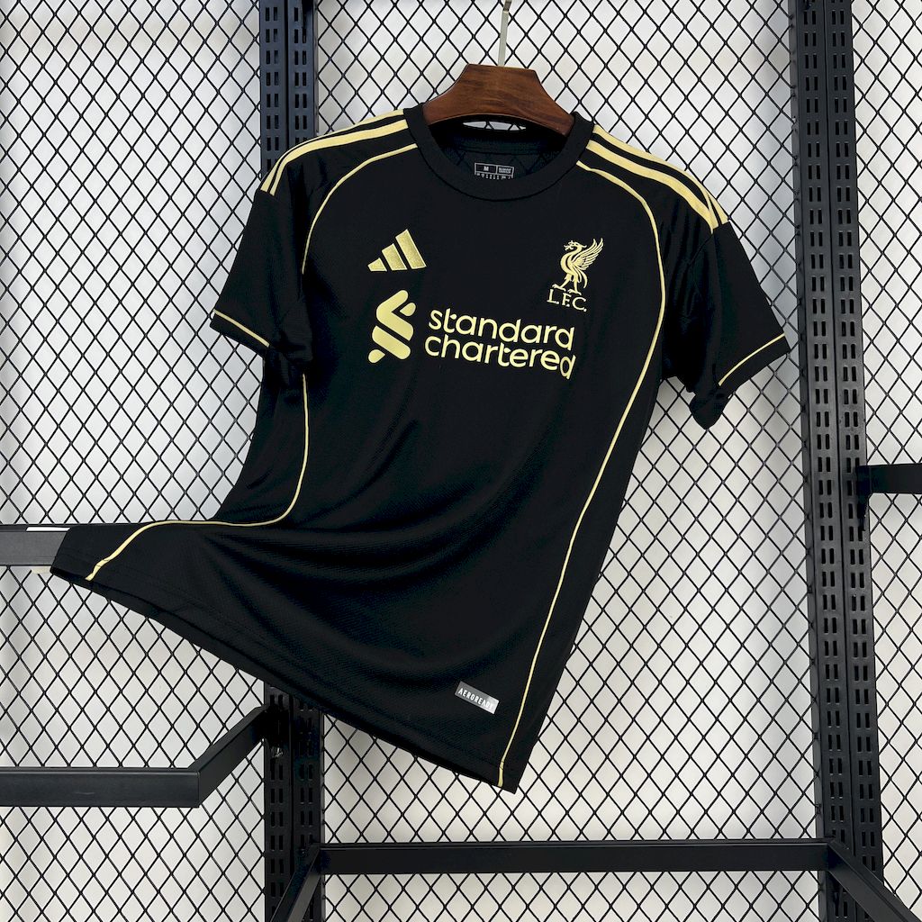 Liverpool maillot foot noir 2025 2026