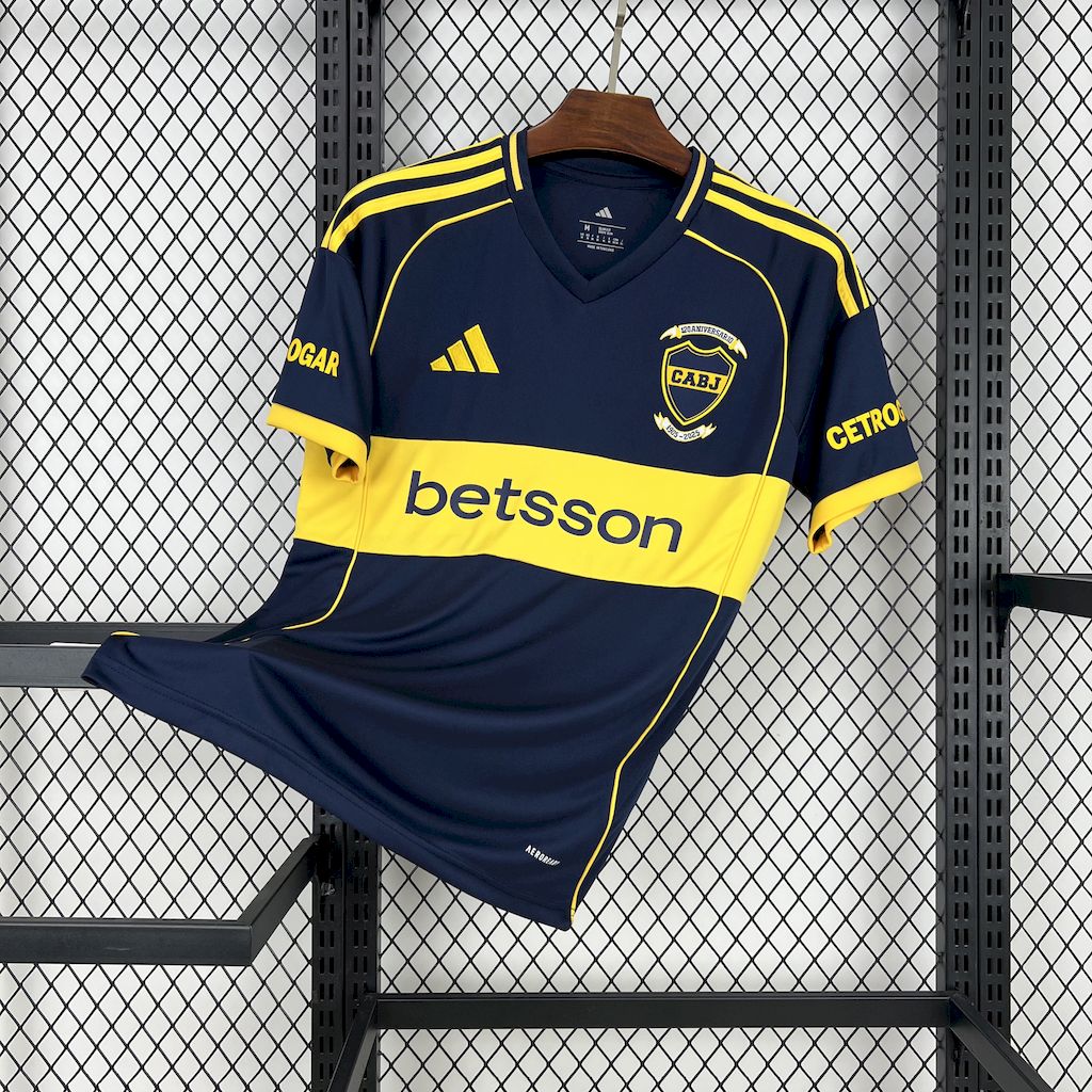 Boca Juniors maillot foot anniversaire 120 ans 2025 2026