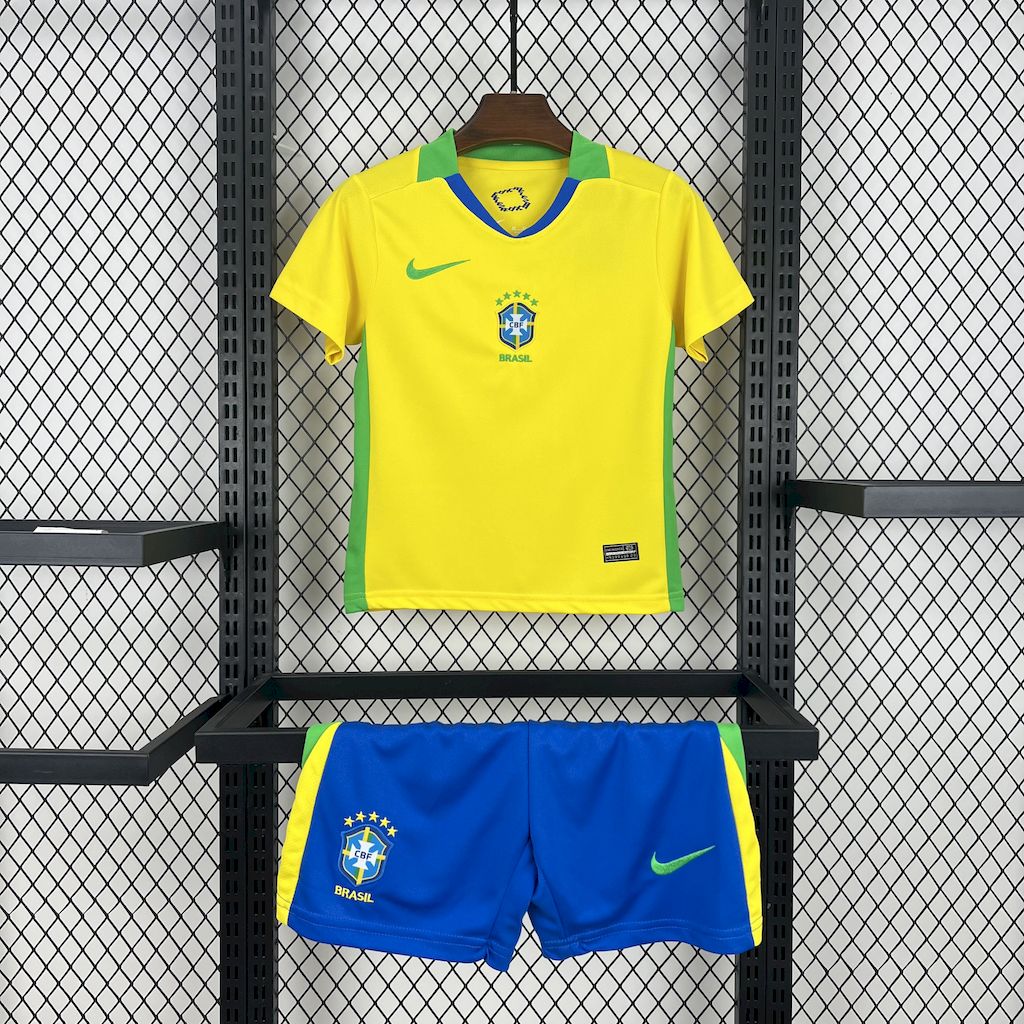 Brésil Kit Enfant Maillot Foot 2025 2026