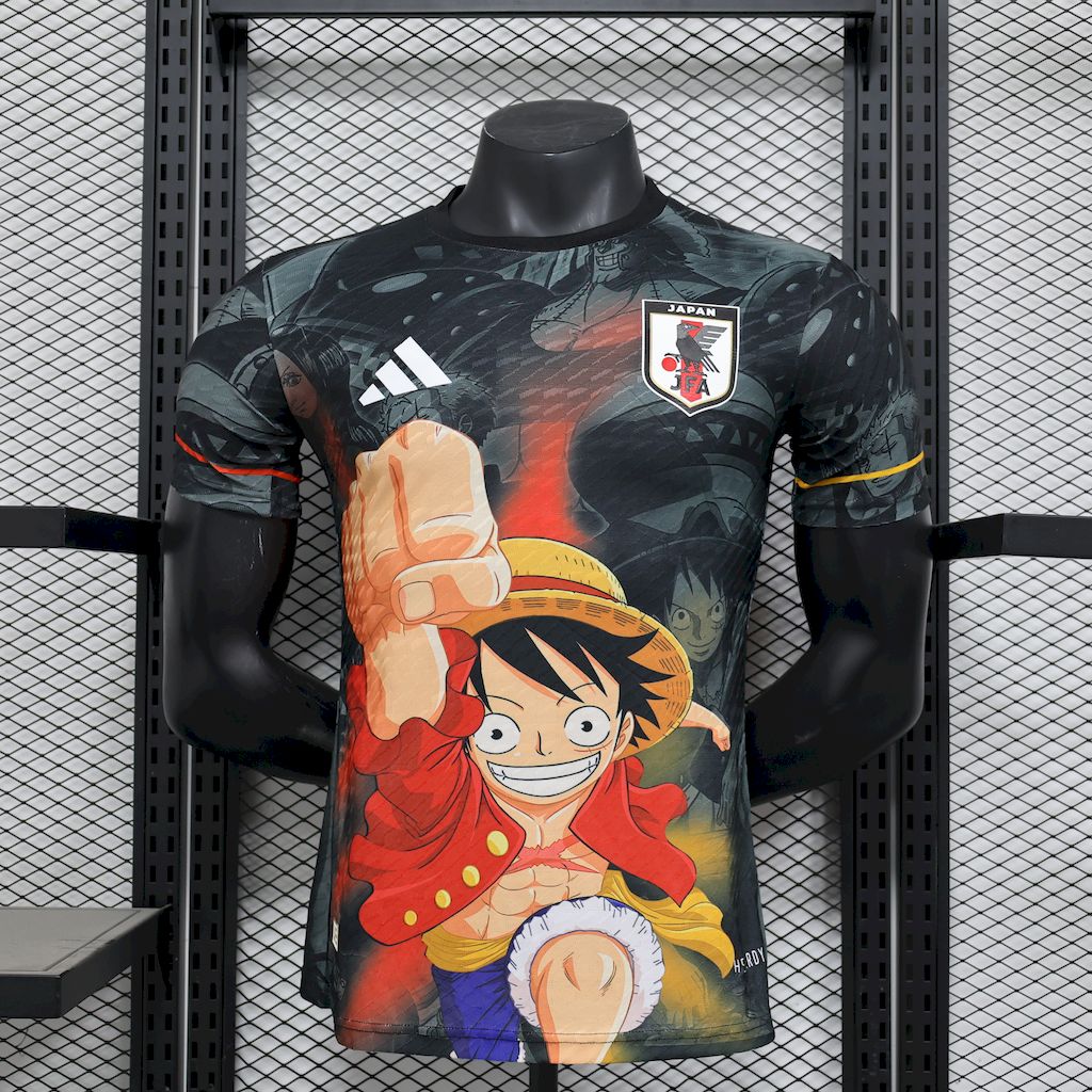 Japon maillot foot concept 2025 2026 One Piece Luffy