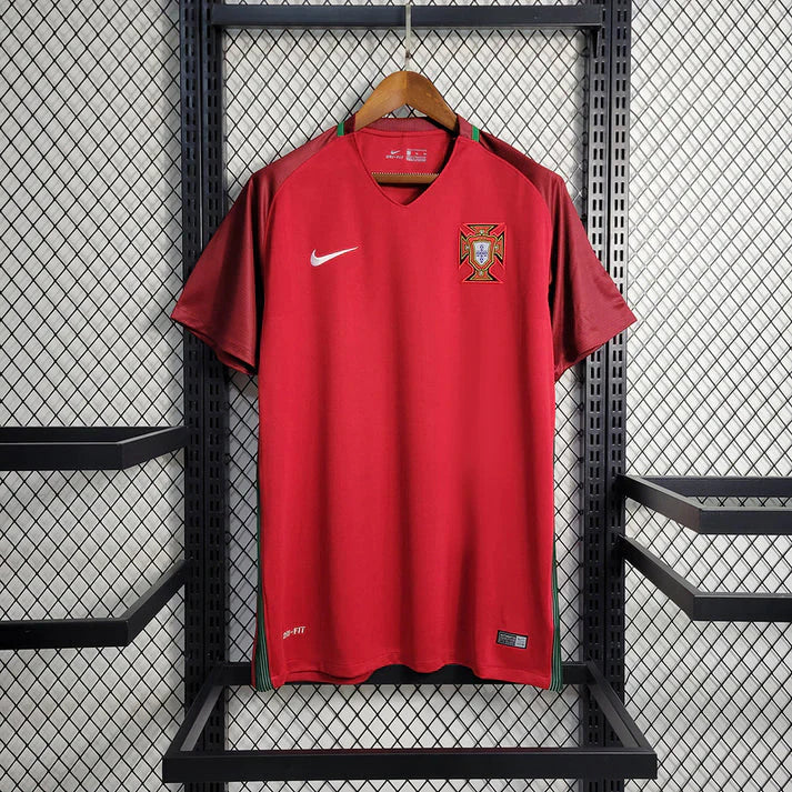 Retro Maillot Domicile Maillot Portugal 2016