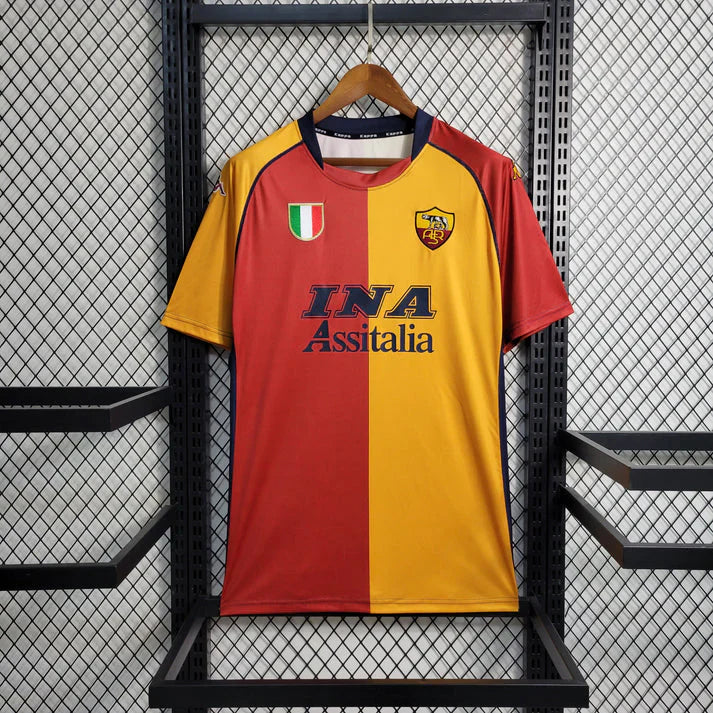 Retro Maillot Roma /02 Domicile Maillot AS 01