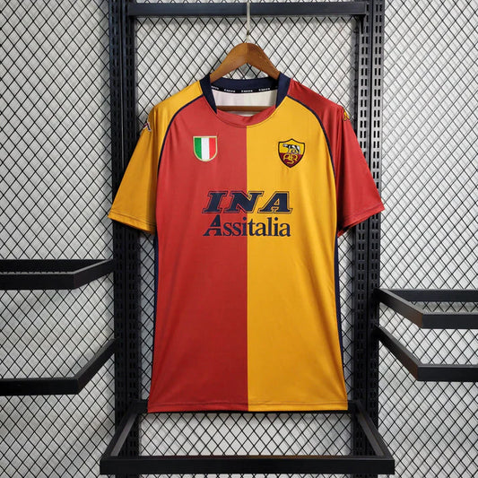 Retro Maillot Roma /02 Domicile Maillot AS 01