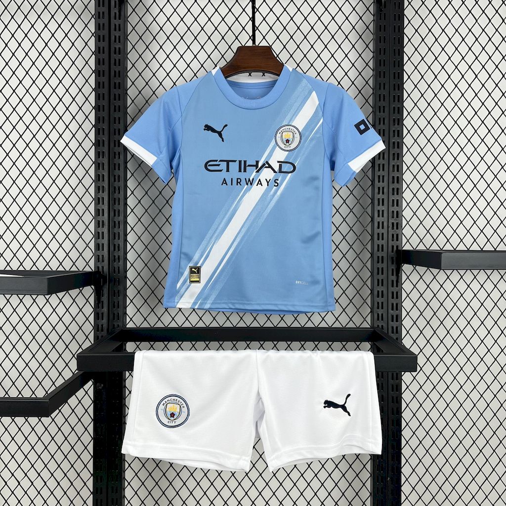 Manchester City Kit Enfant Maillot Foot 2025 2026
