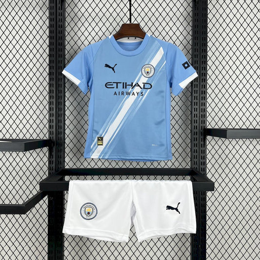 Manchester City Kit Enfant Maillot Foot 2025 2026