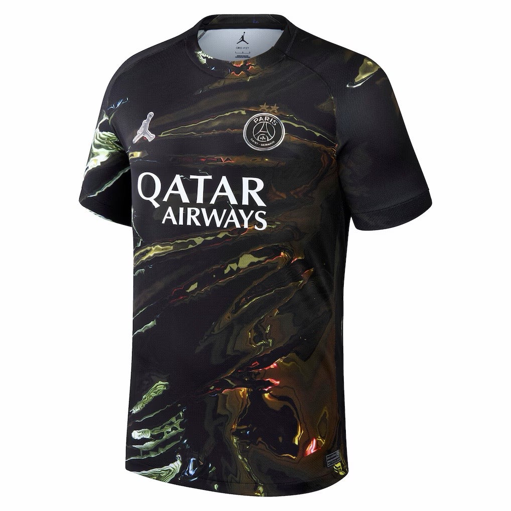 Maillot PSG Black Edition Champions d'Europe 2026 Back 2 Back face